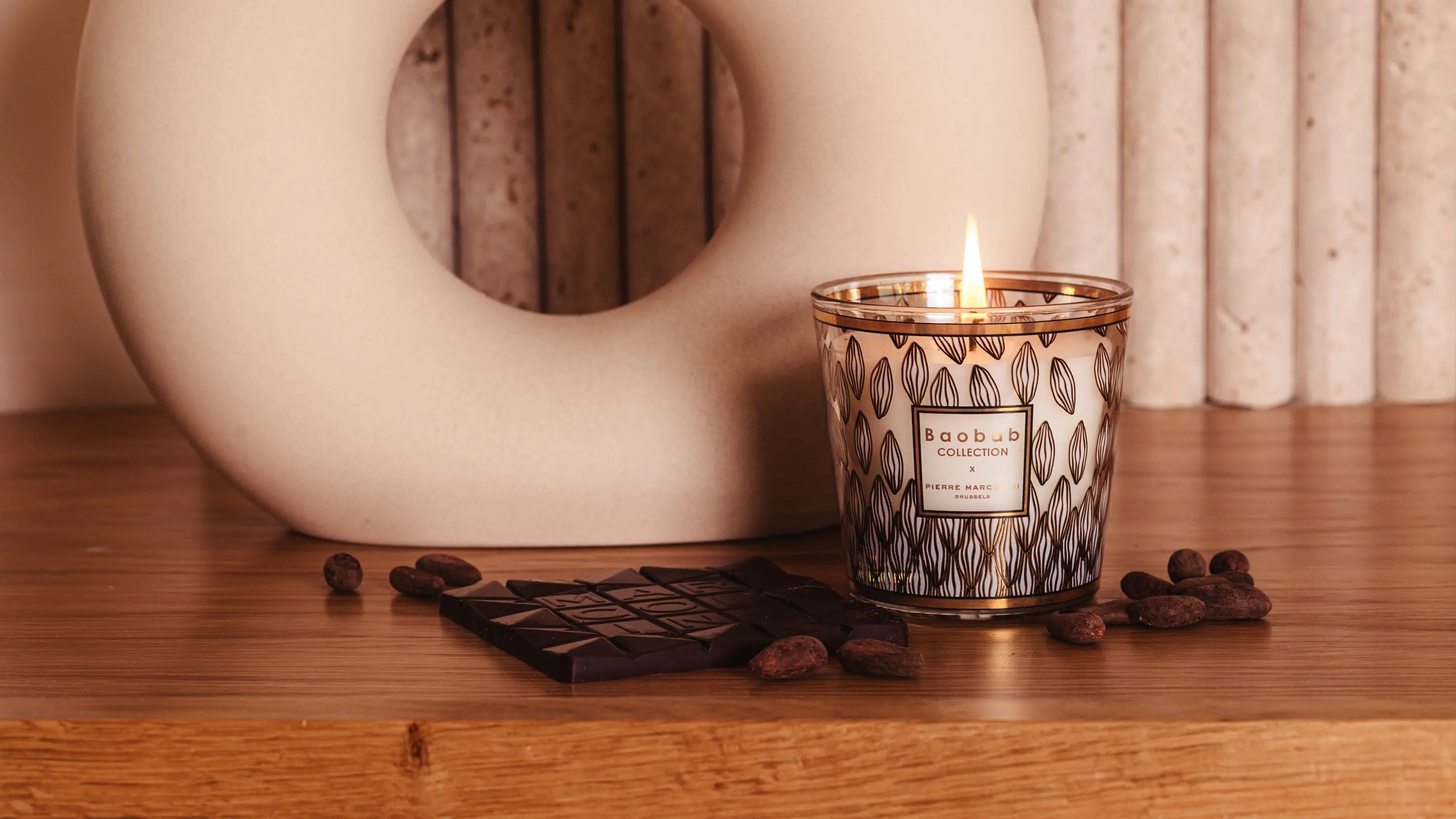 Pierre Marcolini x Baobab Collection: When Chocolate Meets Candle Art