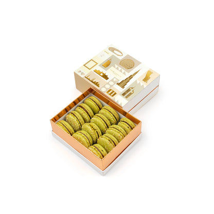 Box Of 12 Dubai Macarons Pistachio