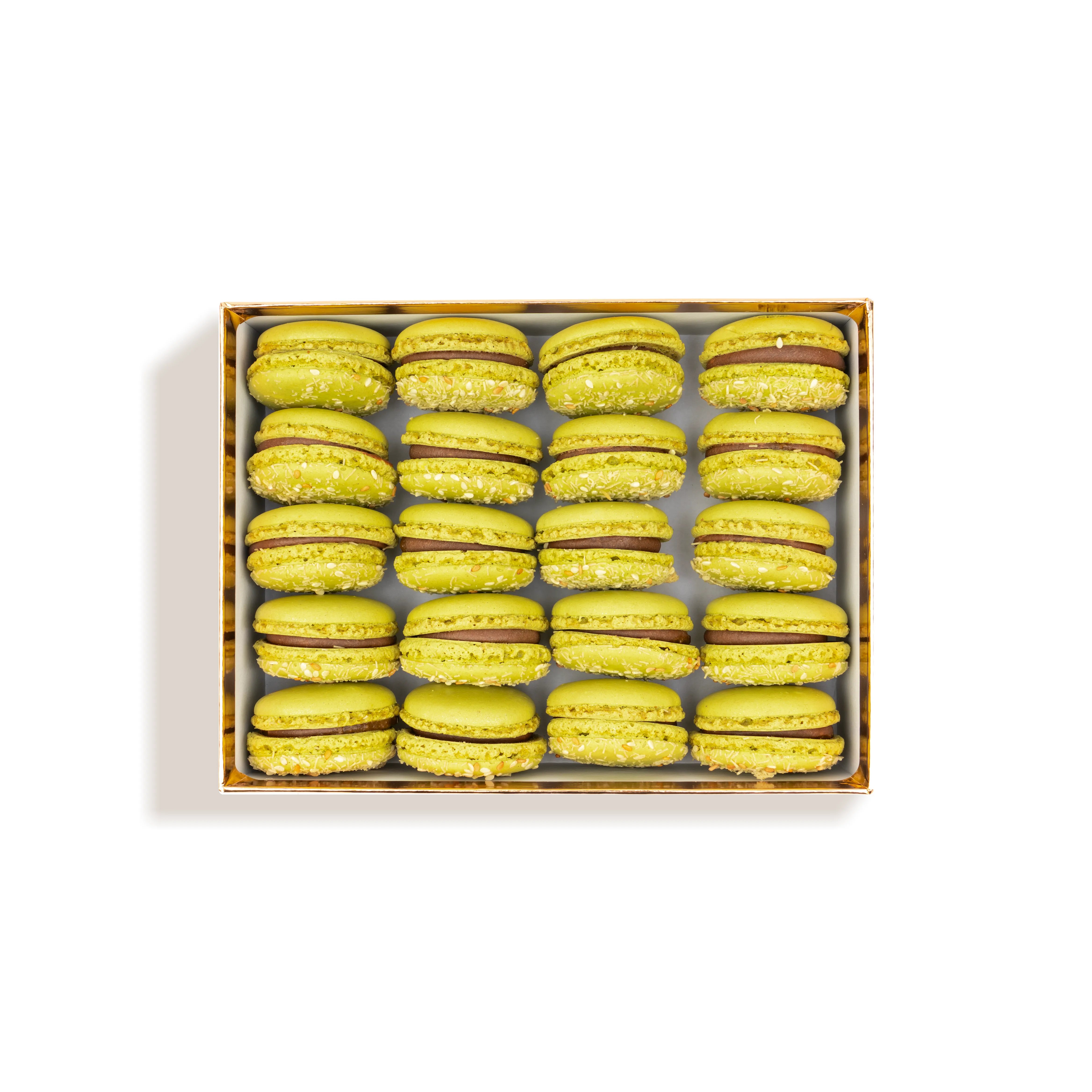 Box of 20 Dubai Macarons Pistachio